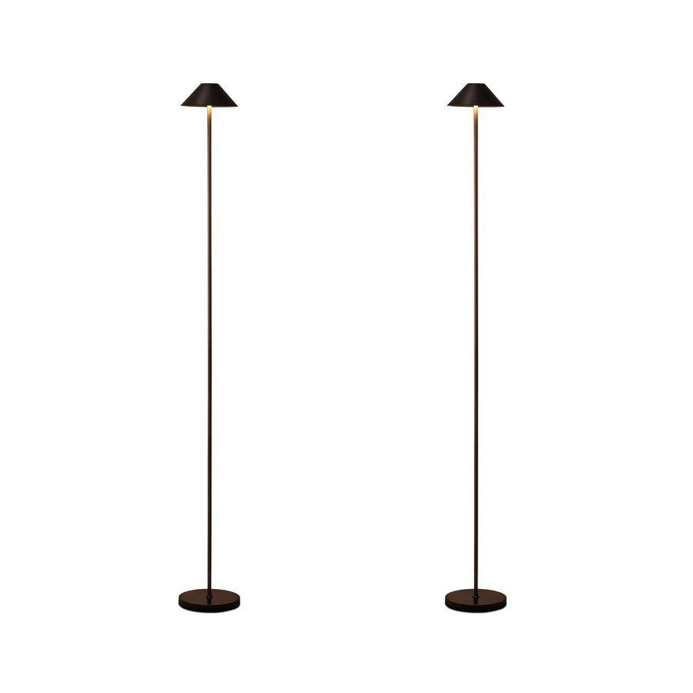 "16"" Modern Black Standard Table Lamps Cordless Integrated Led Dimmable Rechargeable for Indoor & Outdoor (2 sets)" price history on PriceWatchPro