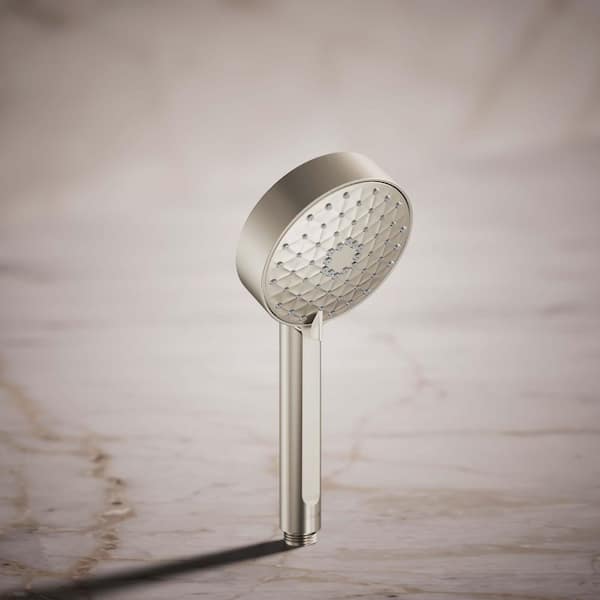 Awaken G110 3-Spray Wall Mount Handheld Shower Head with 2.5 GPM in Vibrant Brushed Nickel