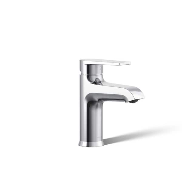 KOHLER Hint Single-Handle Single-Hole Bathroom Faucet in Polished Chrome