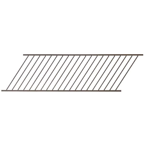 Fortress Railing Products Fe26 40 in. H x 8 ft. W Bronze Steel Adjustable Railing Stair Panel