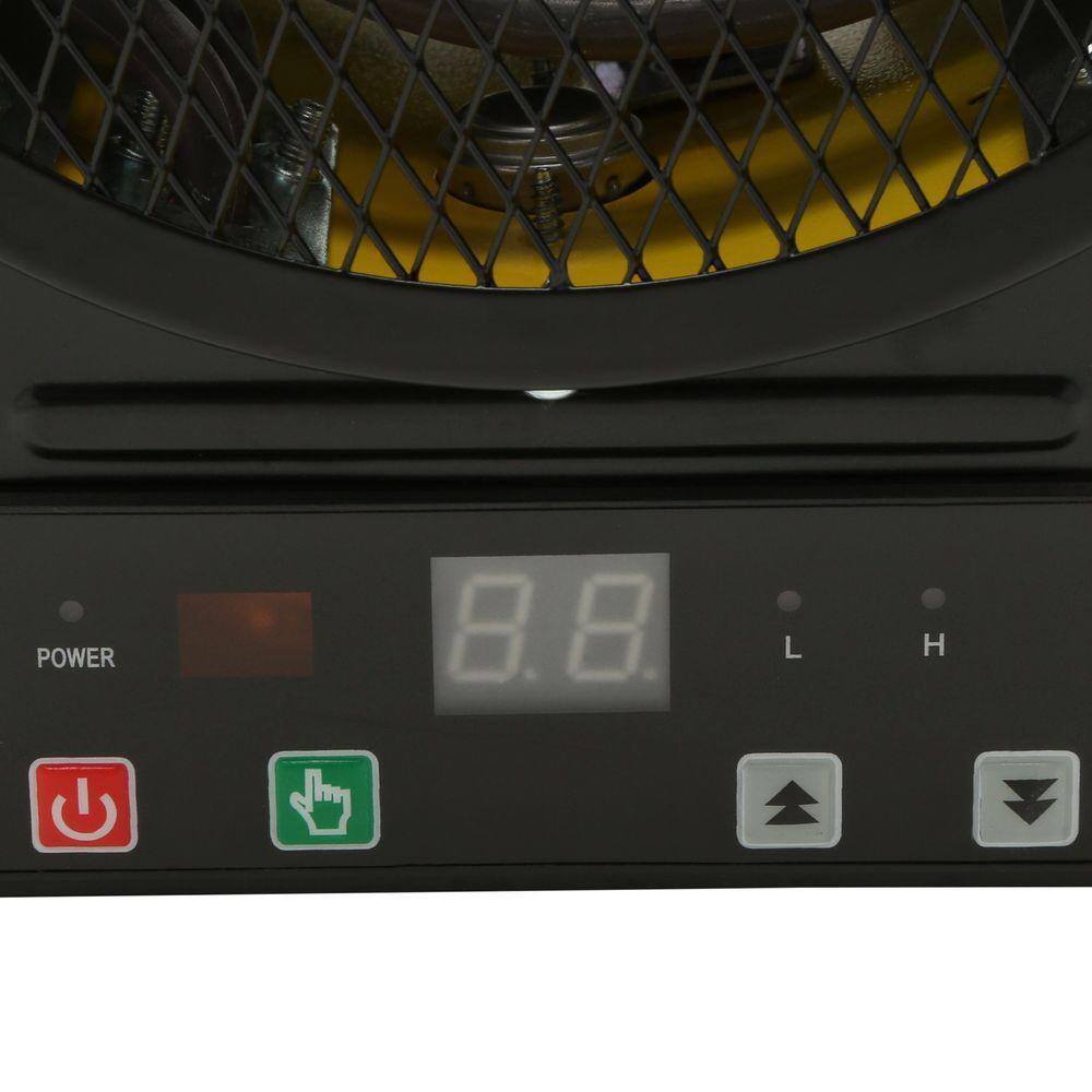 Heavy Duty Yellow Electric Forced Air Heater with Remote Control