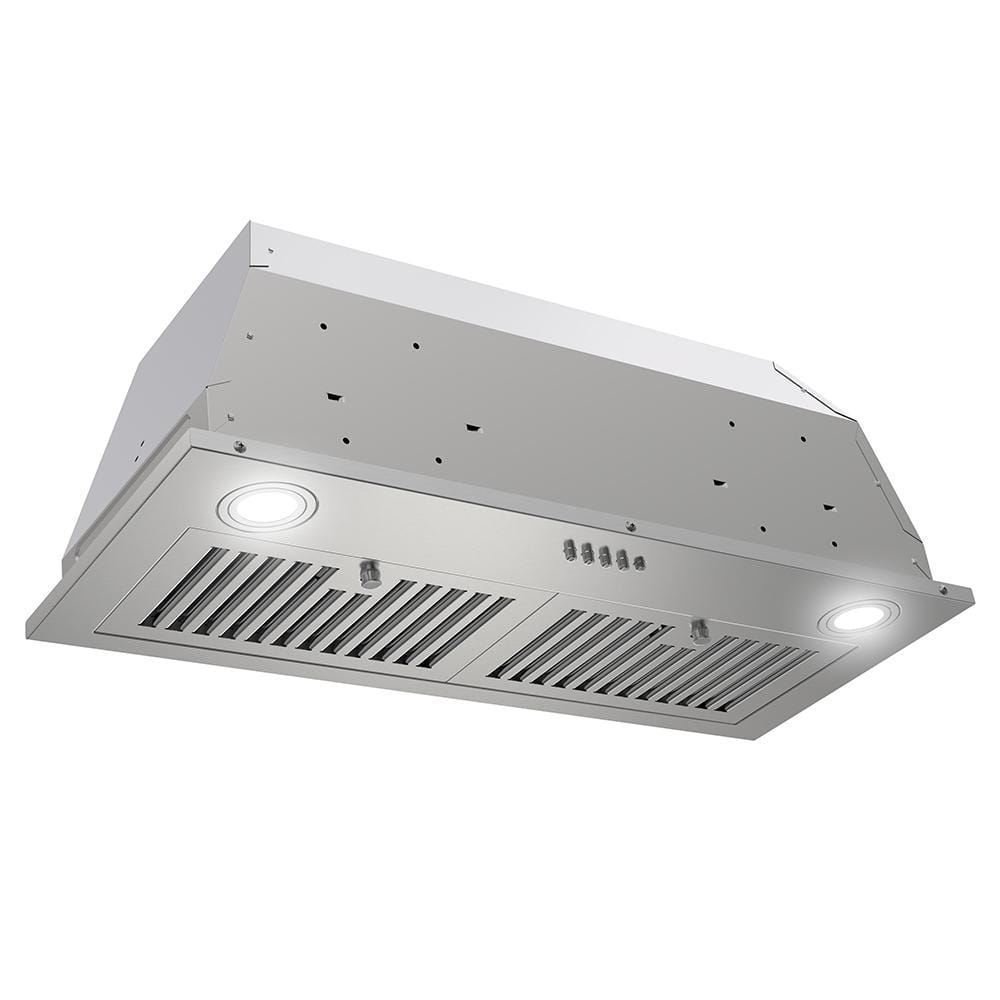 Streamline 28-inch Brushed Stainless Steel Insert Range Hood with Charcoal Filter
