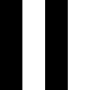 Stripe Black and White Peel and Stick Wallpaper Sample