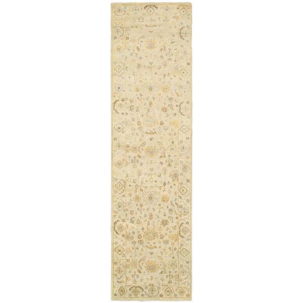 2 X 10 Beige Oriental Washable Area Rug Runner Rug