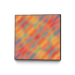 20 in. x 20 in. "Pi_dot_pi_1-1_7" by Xos Salgado Framed Wall Art