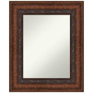 Decorative Bronze 27.5 in. W x 33.5 in. H Non-Beveled Bathroom Wall Mirror in Bronze