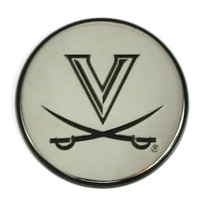 NCAA University of Virginia 3 in. x 3 in. Chrome Emblem