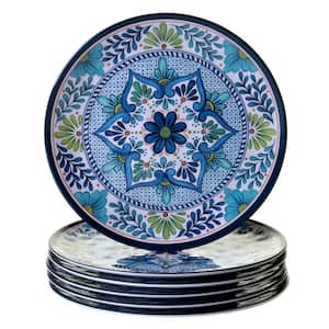 Talavera 6-Piece Blue Dinner Plate Set
