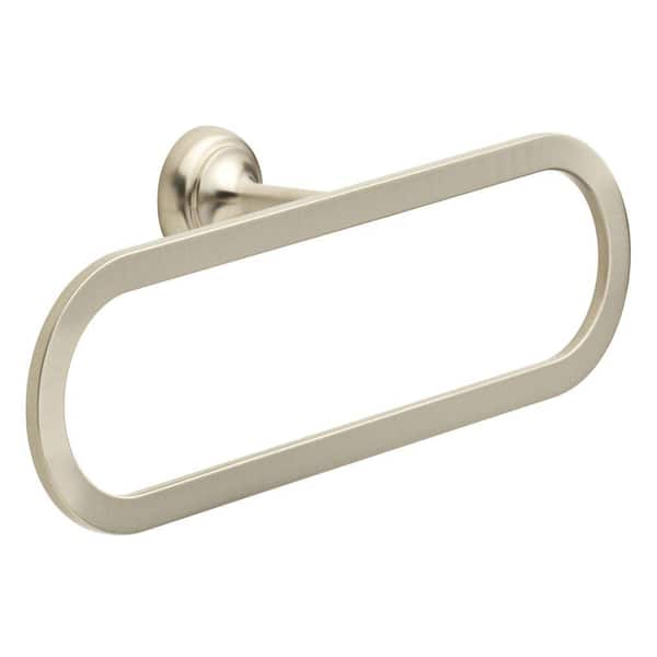 Delta 12 in. Oversized Towel Ring in Brushed Nickel