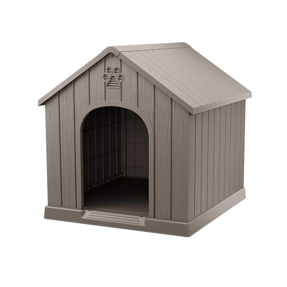 Grey Small Dog House for Home and Garden Use 98Pet-42 - The Home Depot