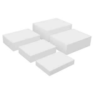 YIYIBYUS White Square Acrylic Display Stand Party Birthday