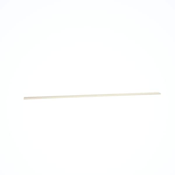 QuickShip 96 in. W x 2.5 in.  H x 0.75 in.  D Large Shaker Crown Moulding in Starlight