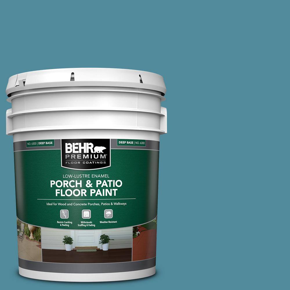 5 gal. #S460-5 Blue Square Low-Lustre Enamel Interior/Exterior Porch and Patio Floor Paint price history on PriceWatchPro