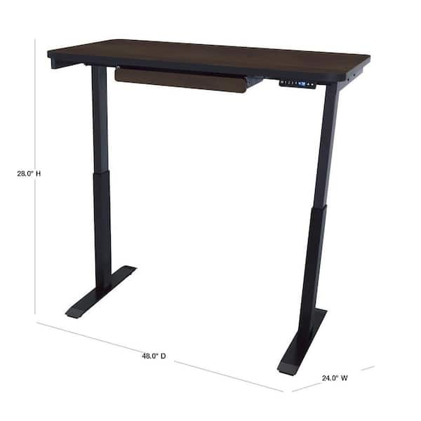 Motionwise sdg48w electric standing outlet desk