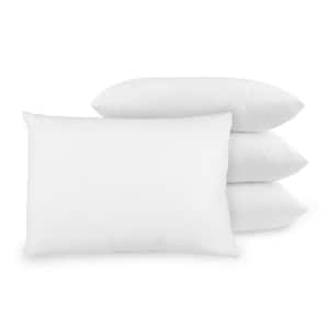 Ultra-Fresh Antimicrobial Standard Bed Pillow with Cotton Cover (Set of 4)