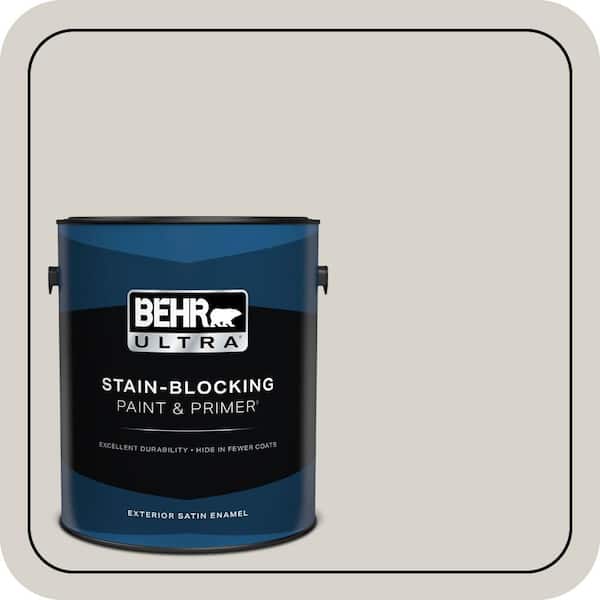 BEHR ULTRA 1 gal. #PPU25-10 Soft Secret Satin Enamel Exterior Paint & Primer