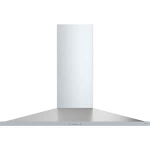 Anzio 36 in. 600 CFM Convertible Island Mount with LED Light Range Hood in Stainless Steel