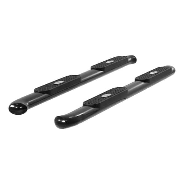 4-Inch Oval Black Steel Nerf Bars, Select Chevrolet Silverado, GMC Sierra 1500, 2500, 3500 HD
