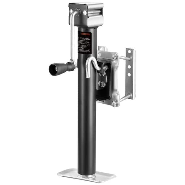 SKYSHALO Trailer Jack, Trailer Tongue Jack Fix Mount Bolt-on 2500 lb.Capacity, Trailer Jack Stand with Handle for RV Trailer