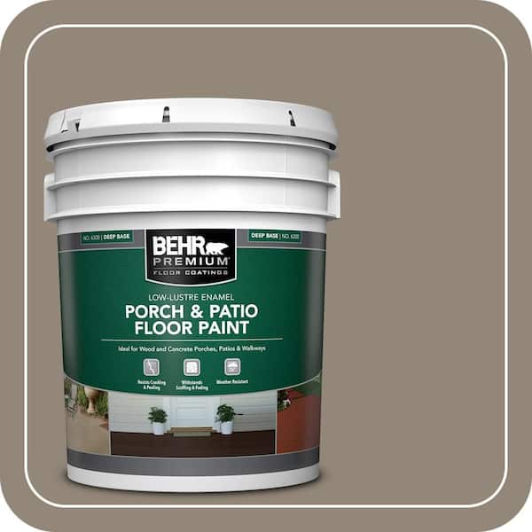 5 gal. #ECC-25-1 Rocky Ridge Low-Lustre Enamel Interior/Exterior Porch and Patio Floor Paint