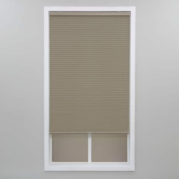 Perfect Lift Window Treatment Linen Cordless Light Filtering Polyester Cellular Shades - 20 in. W x 64 in. L