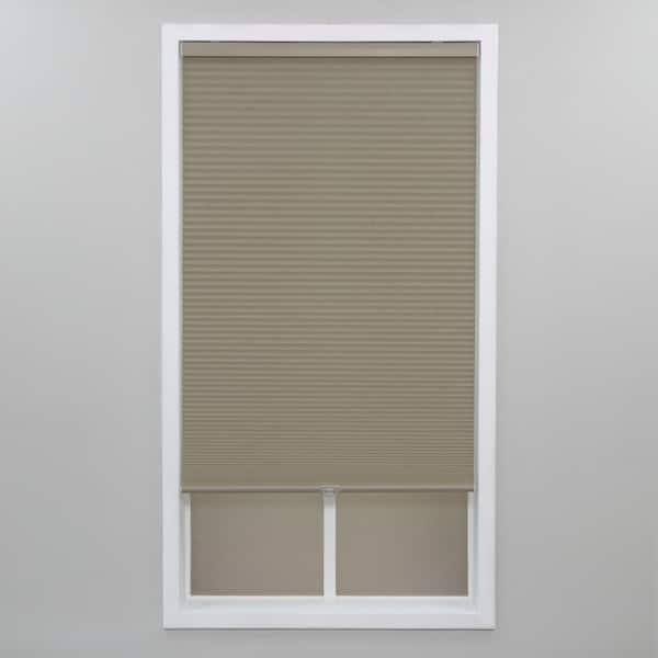 Perfect Lift Window Treatment Linen Cordless Light Filtering Polyester Cellular Shades - 25.5 in. W x 72 in. L