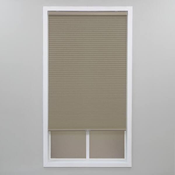 Perfect Lift Window Treatment Linen Cordless Light Filtering Polyester Cellular Shades - 51.5 in. W x 64 in. L