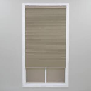 Cut-to-Width Linen Cordless Light Filtering Polyester 3/8 in. Cellular Shade 57 in. W x 72 in. L
