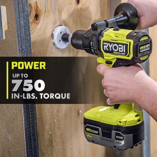 lokalisere nødvendig fiber RYOBI ONE+ HP 18V Brushless Cordless 8-Tool Combo Kit with 4.0 Ah and 2.0  Ah HIGH PERFORMANCE Batteries, Charger, and Bag PBLCK108K2 - The Home Depot