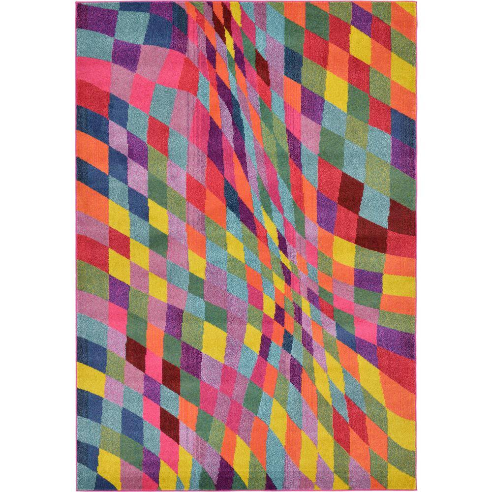 Unique Loom Estrella Horta Multi 6' 0 x 9' 0 Area Rug 3133738 The Home Depot