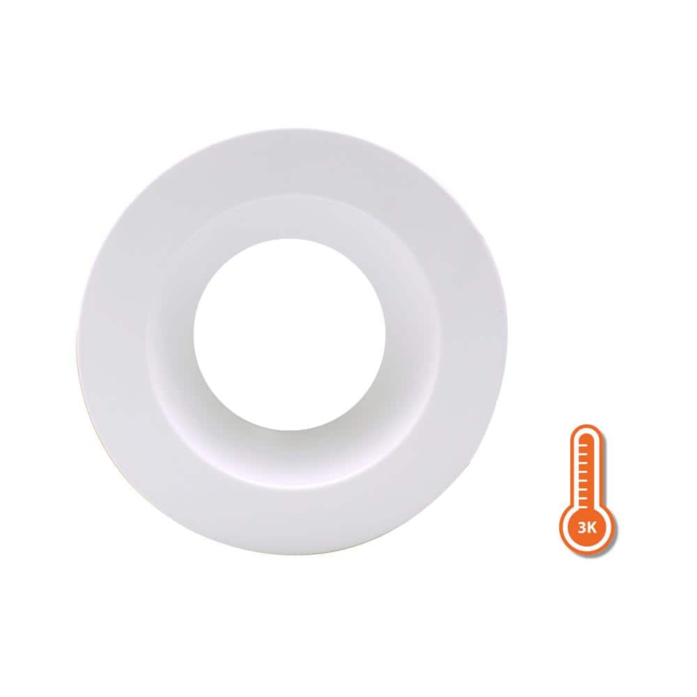 6-Inch White Dimmable LED Retrofit Recessed Lighting Kit