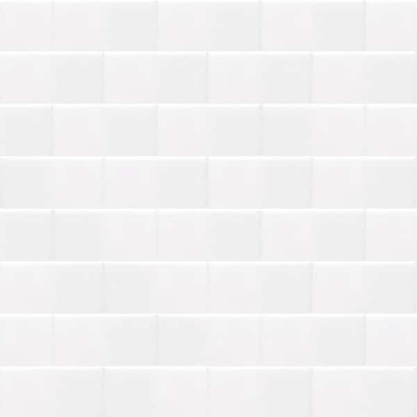 Daltile Finesse Bright White 3 in. x 6 in. Ceramic Wall Tile (12.5 sq. ft. / case)