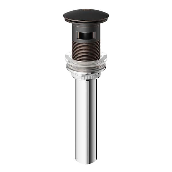 Bathroom Sink Pop-Up Drain 1-3/4 with Overflow in Antique Rubbed Bronze