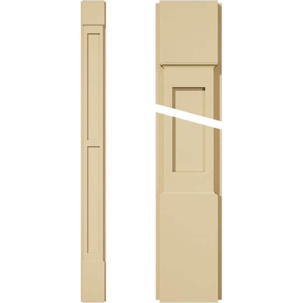 Ekena Millwork 2 in. D x 6 in. W x 72 in. L Primed Polyurethane Pilaster 1- Pack