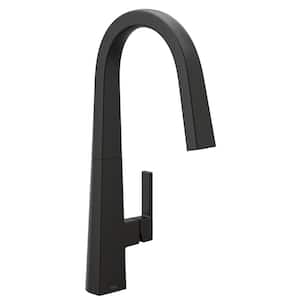 Nio Single-Handle Pull-Down Sprayer Kitchen Faucet with Reflex and Power Clean in Matte Black