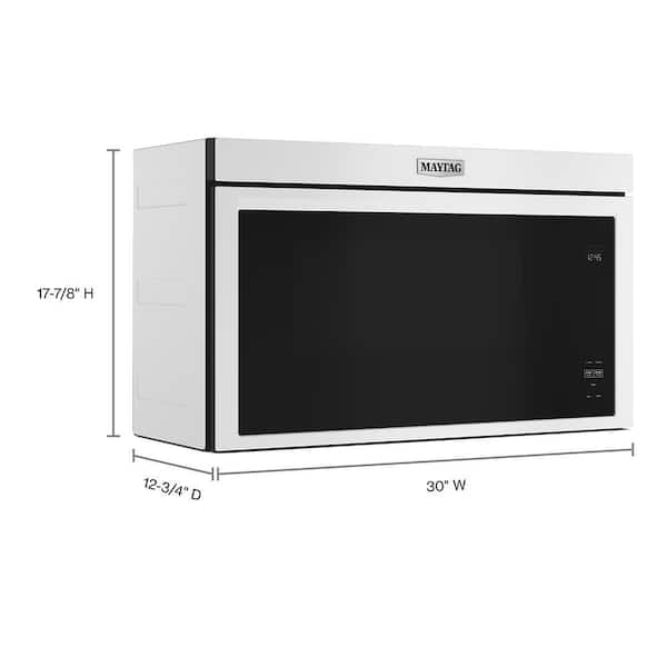 Maytag® 1.1 Cu. Ft. White Over The Range Microwave, Maine's Top Appliance  and Mattress Retailer