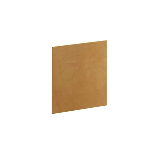 Aberdeen Recessed 0.25 in. W x 30 in. H x 11.25 in. D in Caramel End Panel in Assembled Wall Cabinet