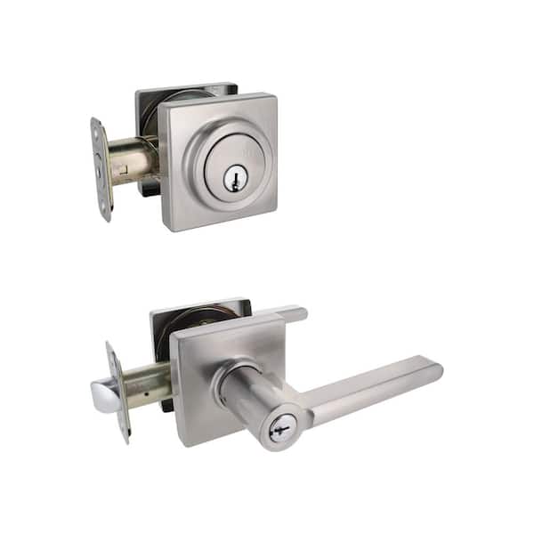 Defiant Tonebridge Satin Nickel Single Cylinder Combo Pack with