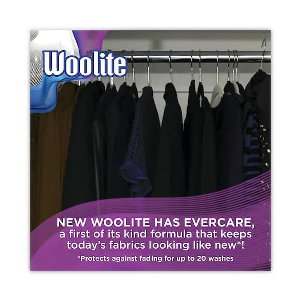 Woolite washing machine detergent special care for dark clothes
