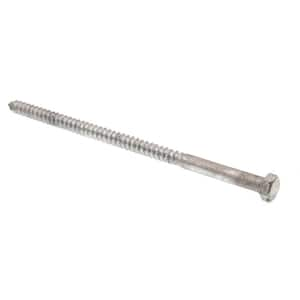 A307 Grade A Hot Dip Galvanized Steel 8 in. x 3/8 in. Hex Lag Screws (10-Pack)