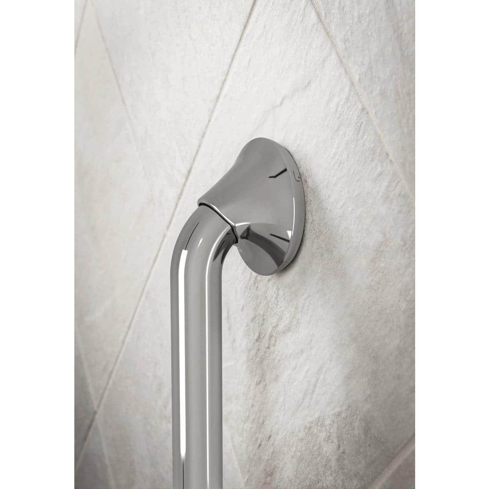 Eva 24-Inch Chrome Stainless Steel Bathroom Grab Bar