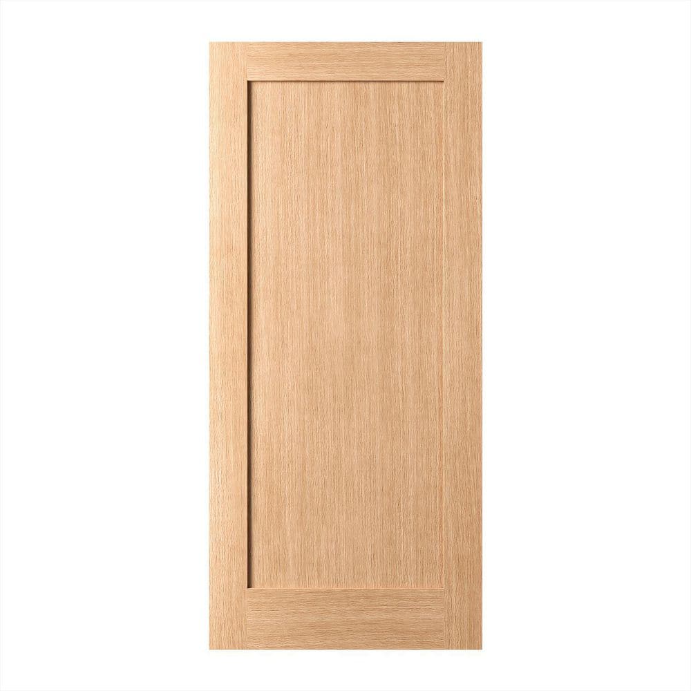 Scottsdale 28 in. x 80 in. No Bore Solid Hybrid Core White Oak Unfinished Wood Interior Door Slab price history on PriceWatchPro
