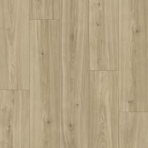 Holloway Hickory Blonde 12 mm T x 7.5 in. W Waterproof Laminate Wood Flooring (589.7 sq. ft./pallet)