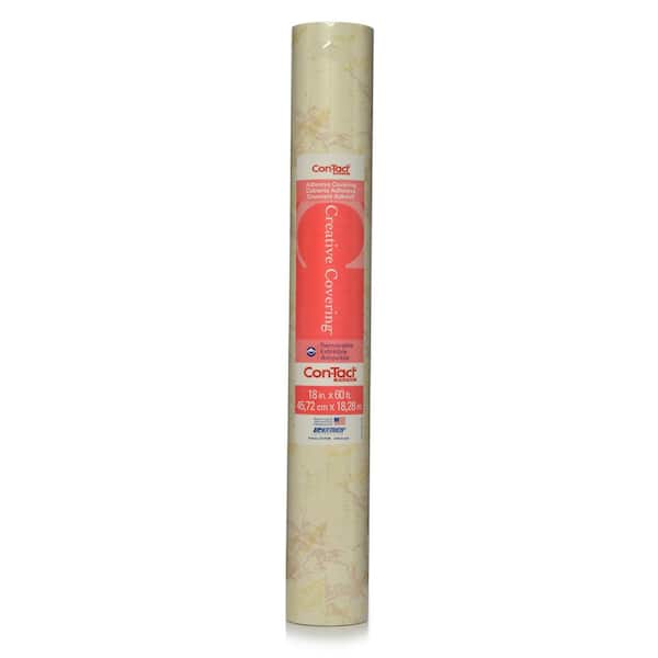 Con-Tact Creative Covering Beige Marble 18 in. x 60 ft. Adhesive Shelf and Drawer Liner