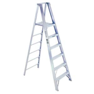 6 ft. Aluminum Platform Step Ladder (12 ft. Reach Height)with 375 lb. Load Capacity Type IAA Duty Rating