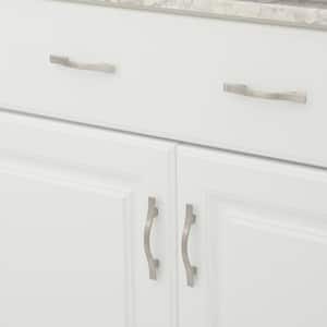 Toulouse Collection 3 in. (76 mm) Brushed Nickel Traditional Cabinet Arch Pull