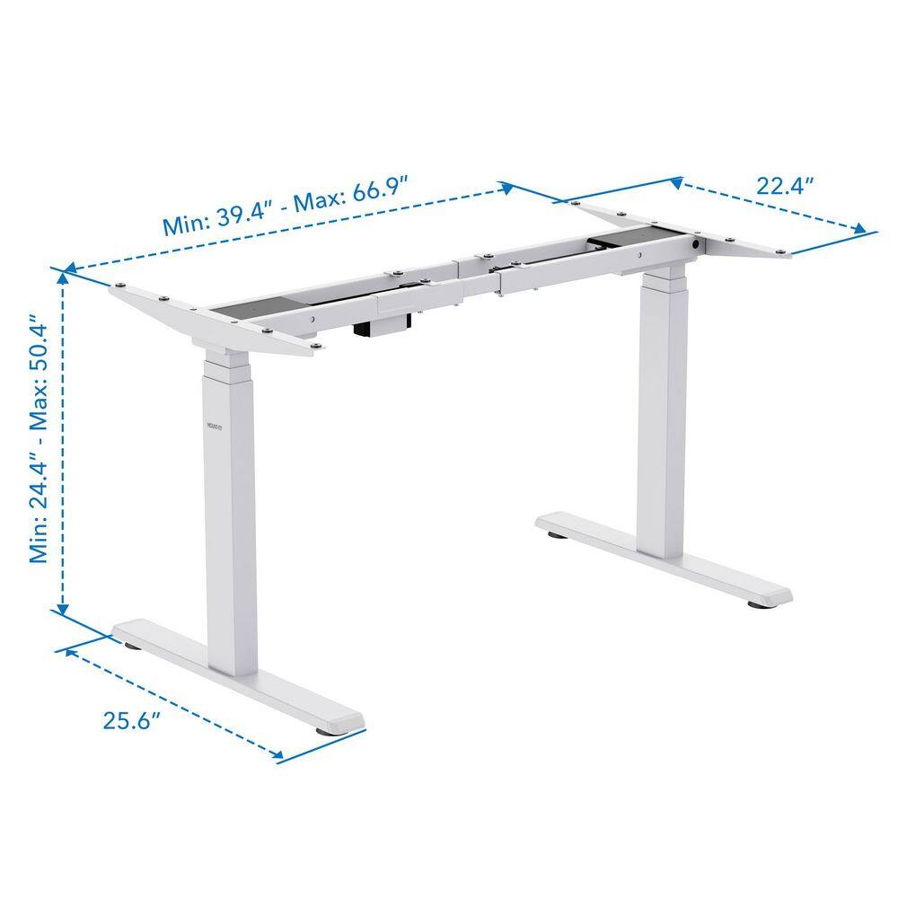 Mount-It! Dual Motor Electric Standing Desk Frame - Thumbnail 2