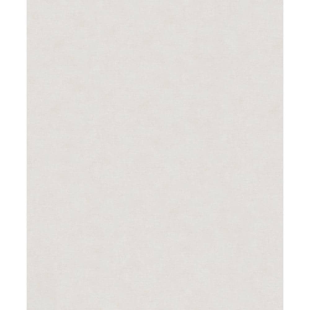 Flora Collection Beige Plain Linen Effect Shimmer Finish Non-Pasted Vinyl o