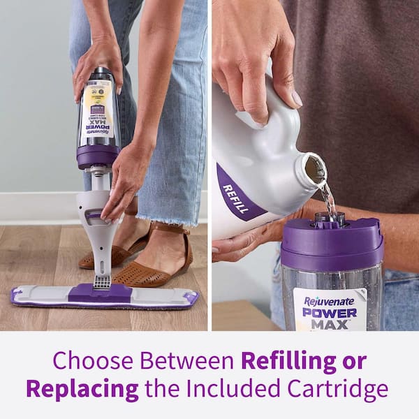 Rejuvenate PowerMax Multi-Surface Microfiber Spray Mop Kit HG