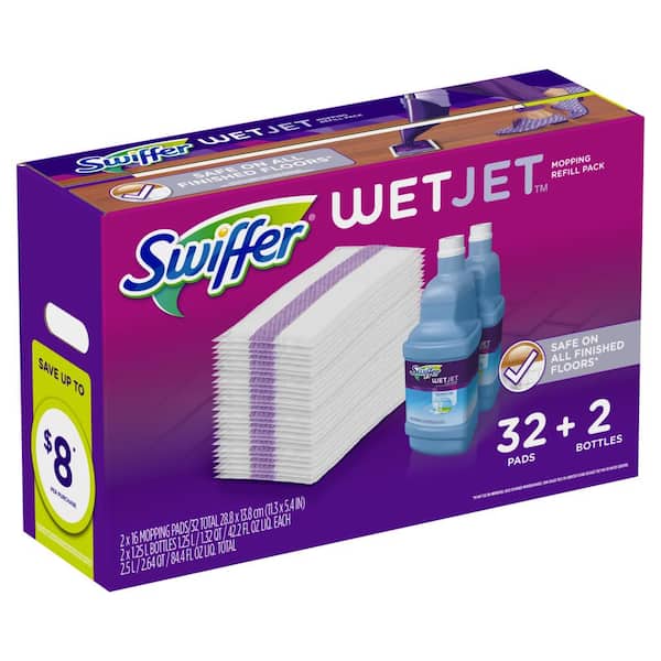 Wet Jet Refill Pads, 15-Ct.